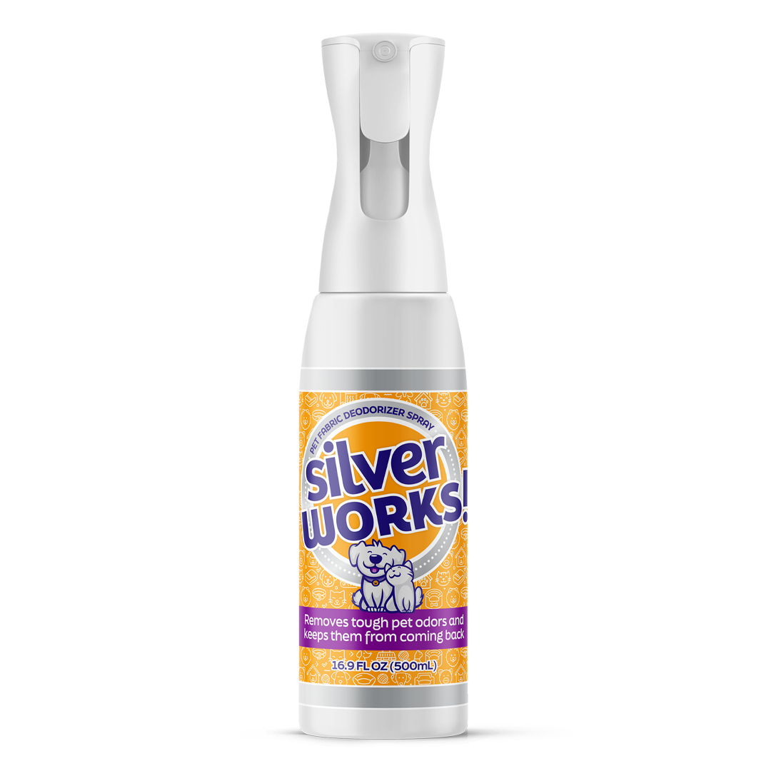 Product image showcasing SilverWorks! Pet Deodorizing Spray