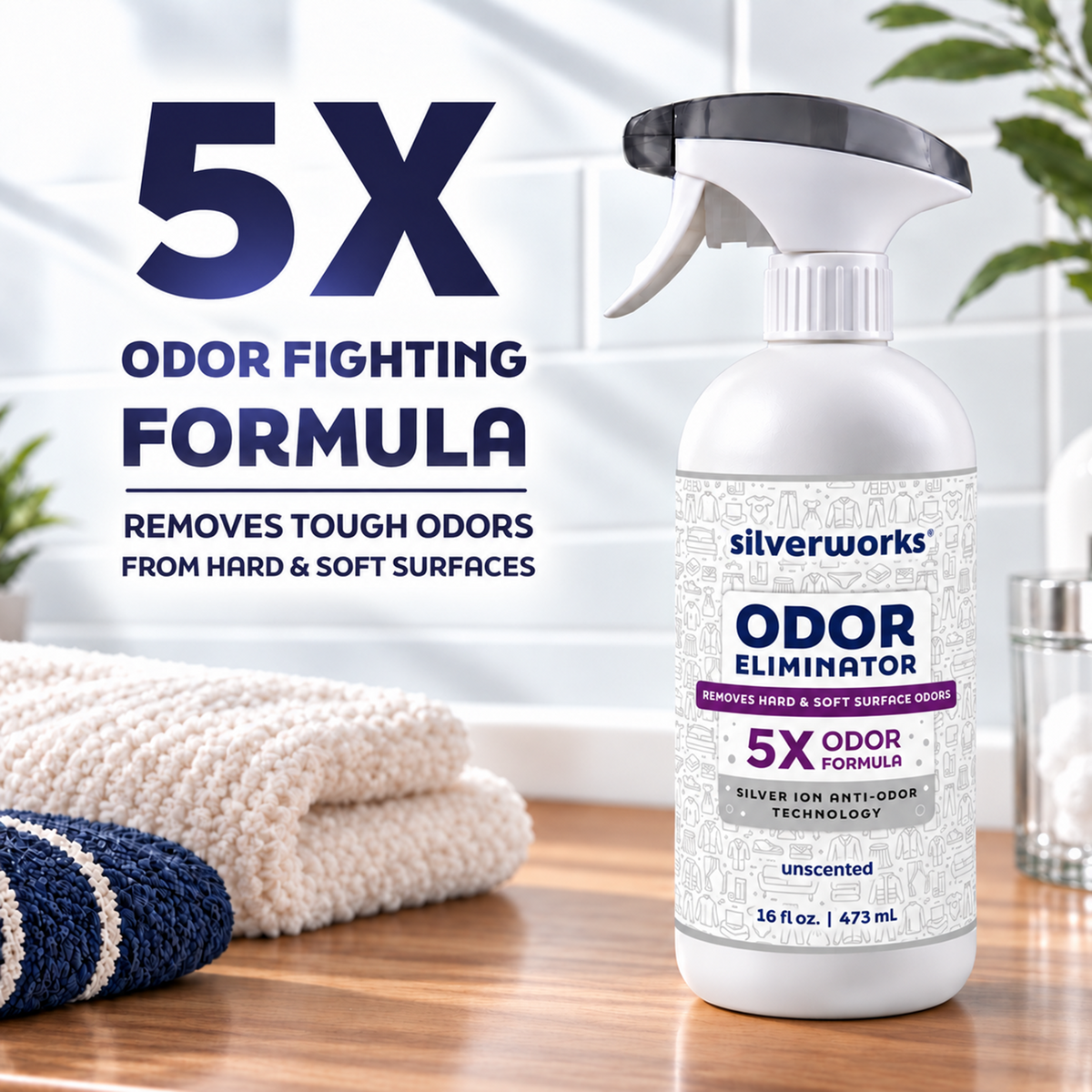 Odor Eliminator Spray, Unscented