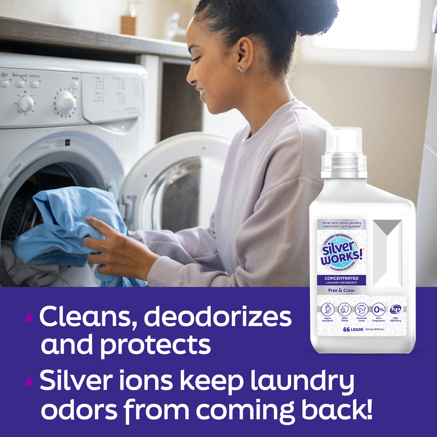 Liquid Laundry Detergent, Free & Clear