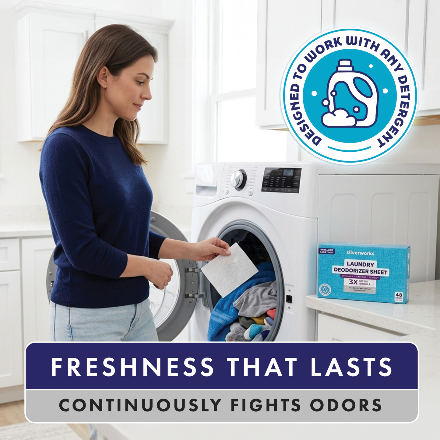 Laundry Deodorizer Sheets Sample Pack