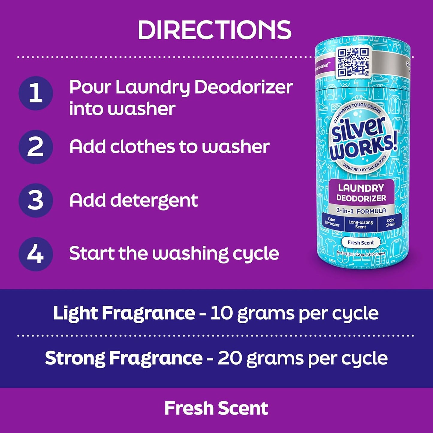 Laundry Deodorizer, In-Wash Scent Booster