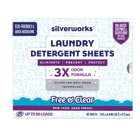 Dissolvable Laundry Detergent Sheets, Free & Clear