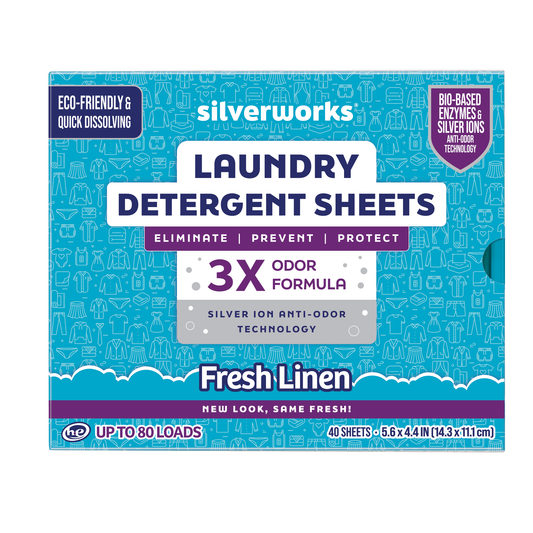 Dissolvable Laundry Detergent Sheets, Fresh Linen Scent