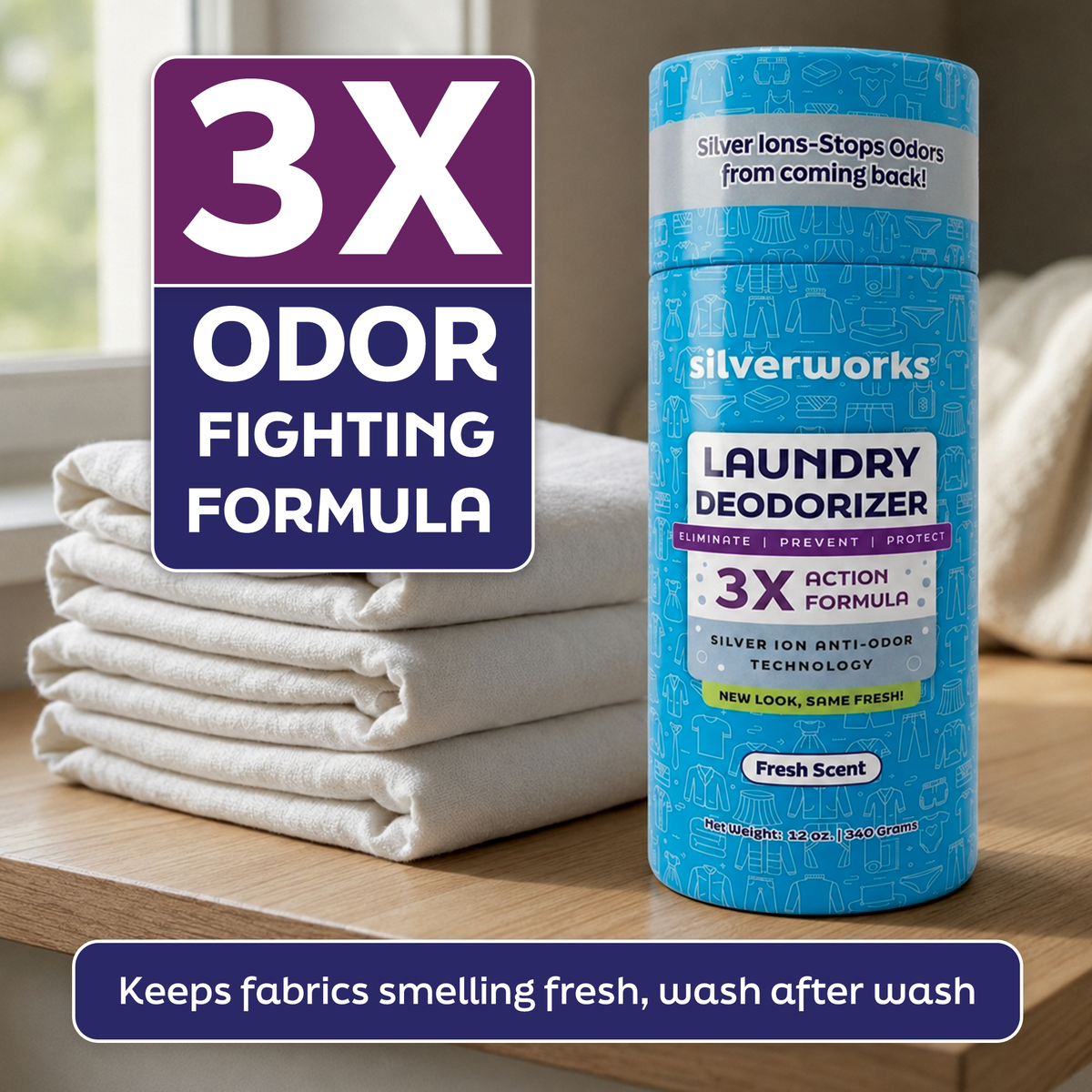 Laundry Deodorizer, In-Wash Scent Booster